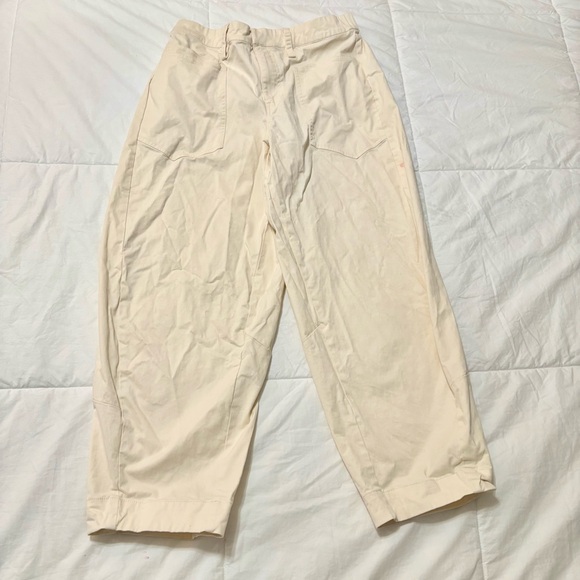 RUTI The Slouchy Soft Twill Pants - Color Ecru - Picture 2 of 9